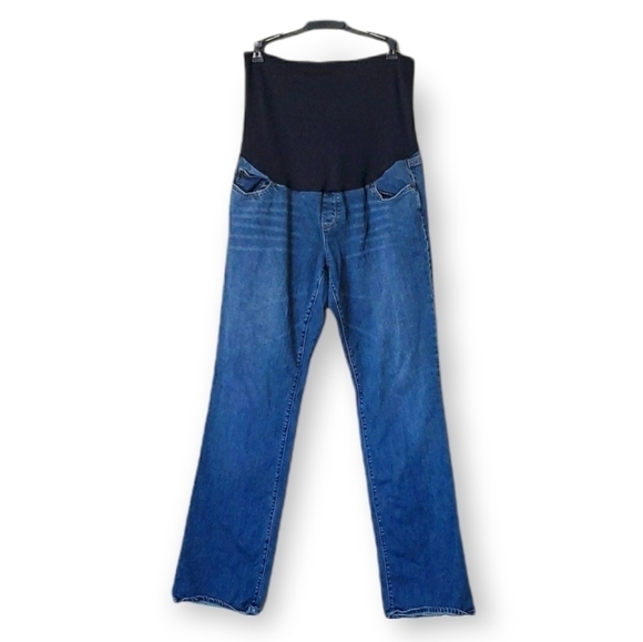 Liz lange maternity stretch belly jeans - Picture 1 of 9